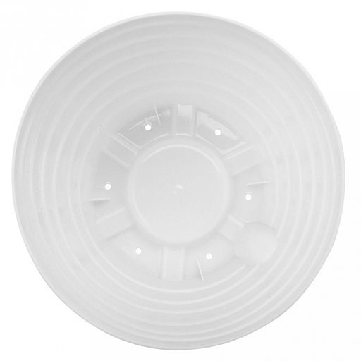 Горшок для цветов пластмассовый Бриз 0,7л, белый (Россия) - Домашняя мода фото 3