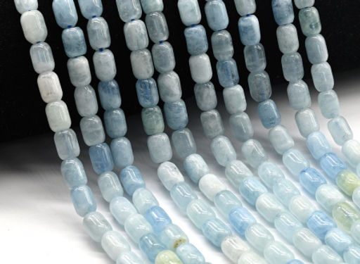 Бусины из амазонита бочонок 6*9мм, 38см, 42 бусины - Радуга камня фото 5