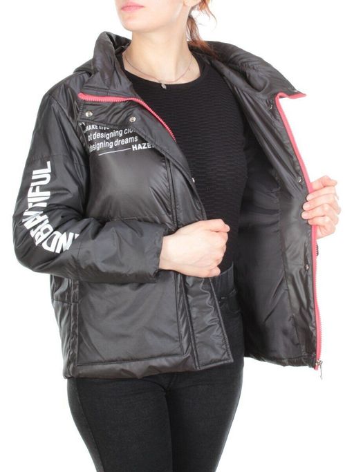 005 BLACK Куртка демисезонная женская (100 гр. синтепон) - Fashion фото 8