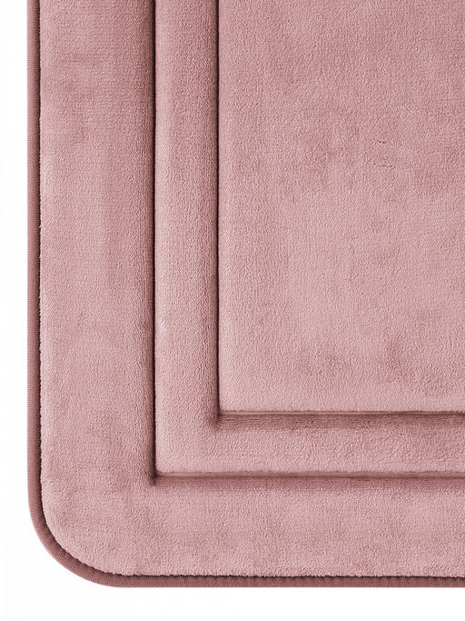 Коврик для ванной 55x80 лиловый полиэстер 100%