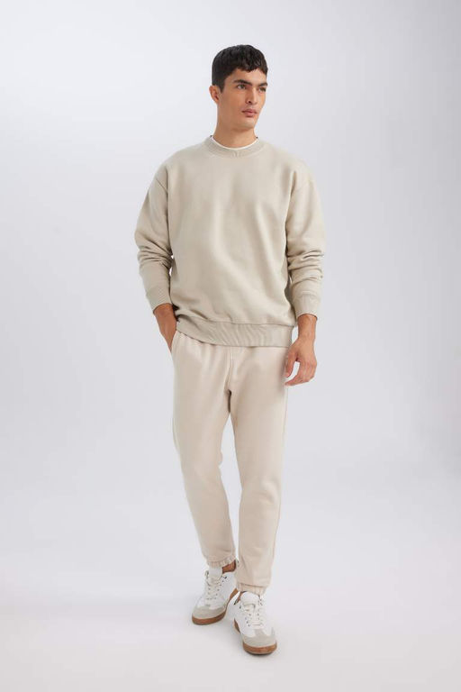 Фланелевые толстые спортивные штаны стандартной посадки с карманами и эластичными штанинами