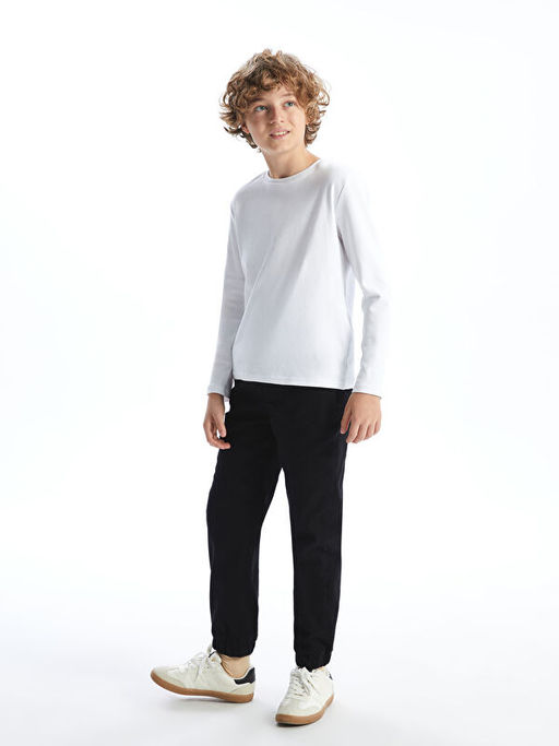 Beli Lastikli Erkek ?ocuk Jean Pantolon - Waikiki фото 4