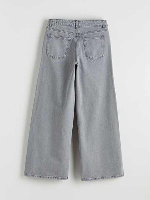 Wideleg Kad?n Jean Pantolon