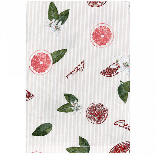 "Грейпфрут К" Скатерть 200х145см, длина стола до 160см, на 6-8 персон, хлопок "Премиум" 186г/м2, "Домашняя мода" (Россия)