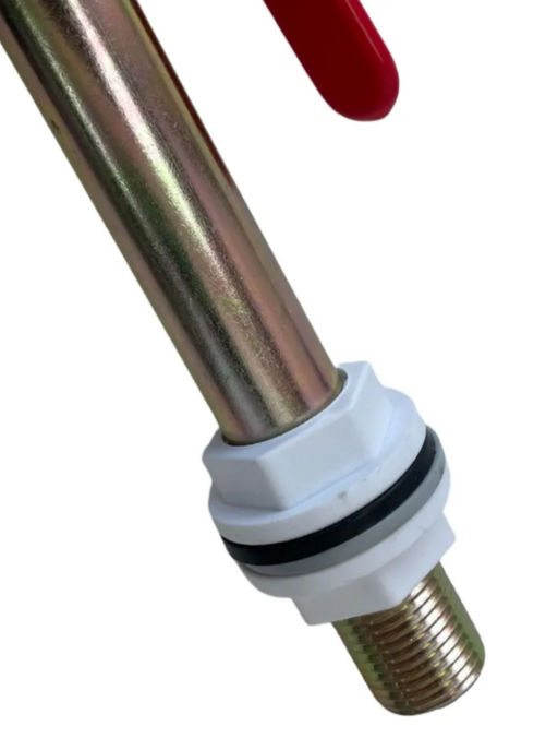 Душ летний металлический с шаровым краном (Лейка металл,соединитель пластик) ID10348