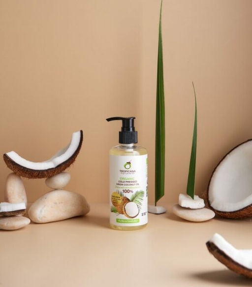 Масло Кокосовое Холодного Отжима TROPICANA 250 мл