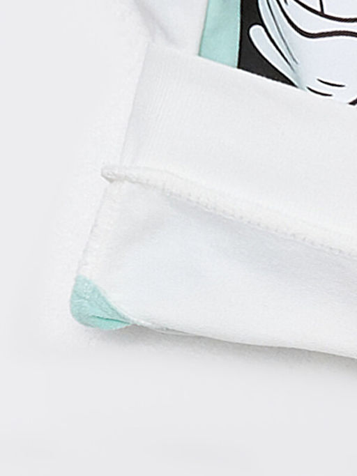 Bisiklet Yaka Minnie ve Mickey Mouse Bask?l? Uzun Kollu K?z ?ocuk Sweatshirt - Waikiki фото 3