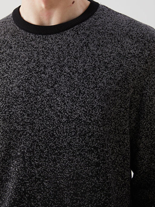 Bisiklet Yaka Erkek Triko Kazak