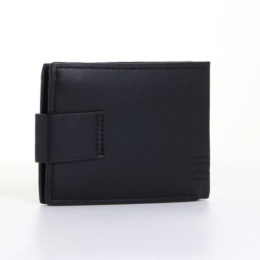 Портмоне мужское на магните, чёрное