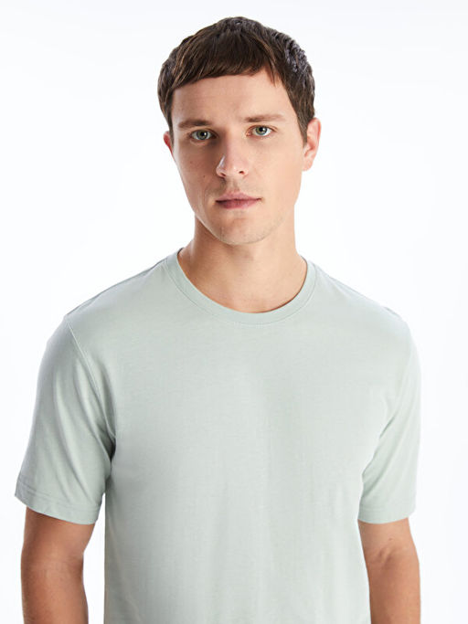 Bisiklet Yaka Penye Erkek Ti??rt