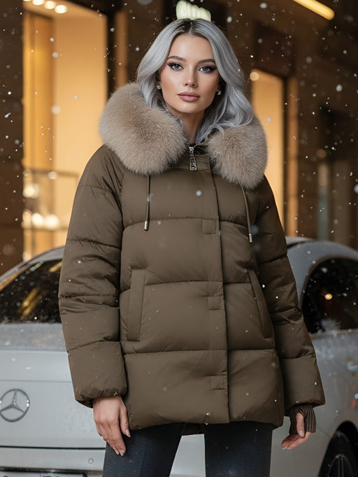 Куртка зимняя с мехом Бренд: Visdeer