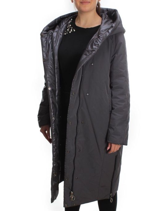 21085 GREY Куртка зимняя двухсторонняя женская облегченная SNOW CLARITY - Fashion фото 17