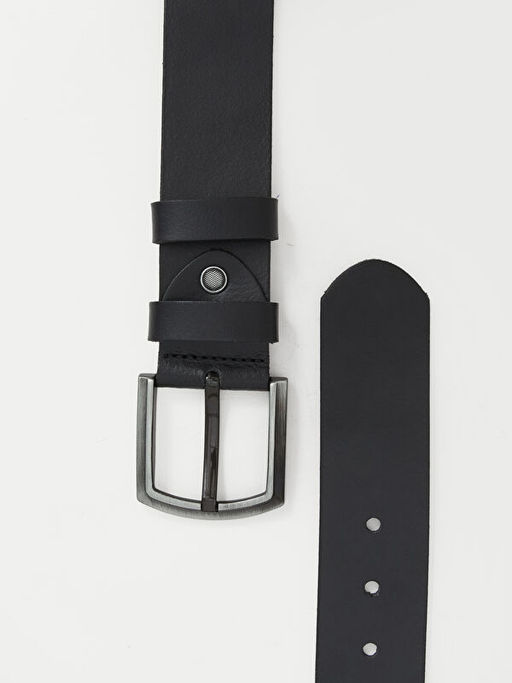 Deri G?r?n?ml? Erkek Kemer - Waikiki фото 3