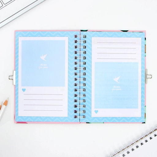 Анкета в твердой обложке на замочке Дружба навсегда, А6 40 л - Artfox фото 8