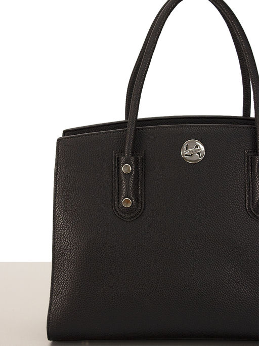 LACCOMA сумка WJ7249-черный эко кожа хлопок фото 6