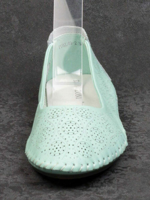 07-PDXL49-2 GREEN Балетки (натуральная кожа)
