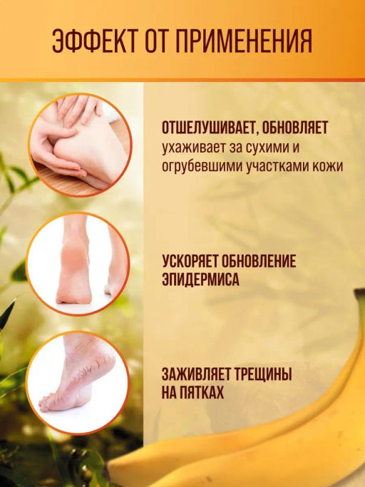 Бальзам д/стоп от Сухости и Трещин "Алоэ Вера и Банан" BANNA 
25 гр