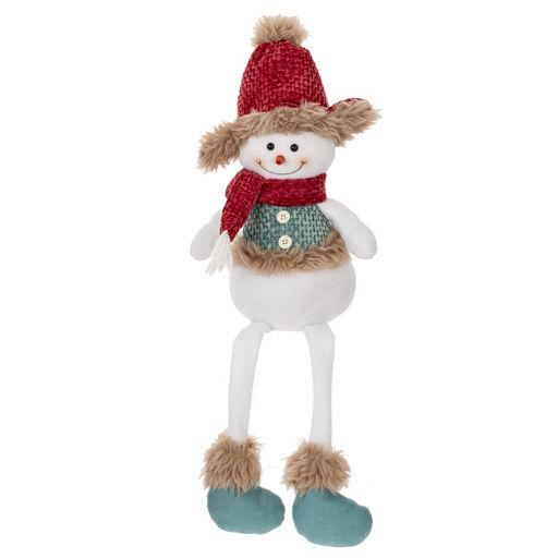 Игрушка набивная "Снеговик", L17 W11 H53/29 см, 2в.