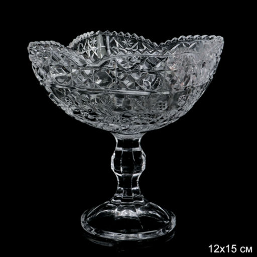 Цена за 2 шт. Ваза 12x15 см для сервировки на ножке / 8023-0(7705) /уп 36/ШТУЧНО - Галеонтрейд фото 7