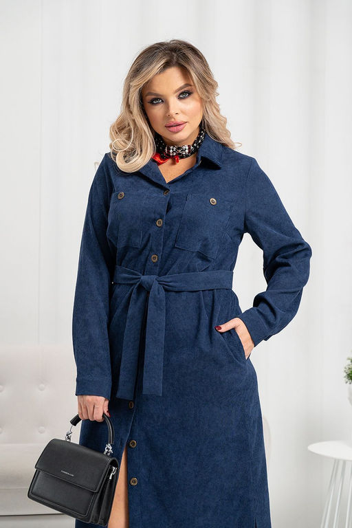 Платье А-2801 синий пион - Angelika фото 5