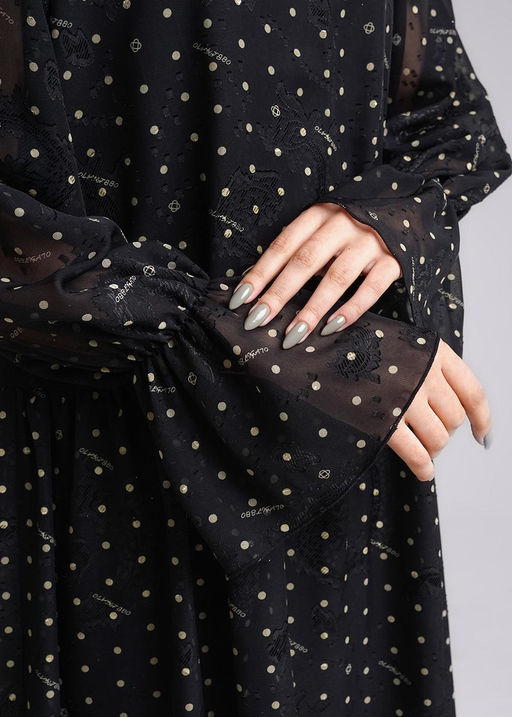 CLE Платье жен. 132961/121штн чёрный/молочный - Clever wear фото 6