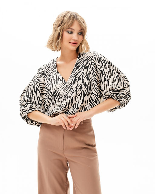 Блузка Японский шёлк с цельнокроеным рукавом - Elena sorti фото 7