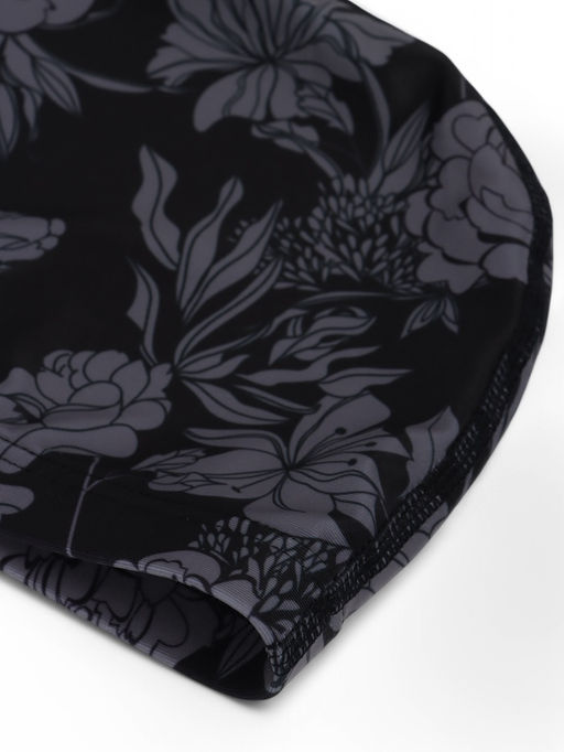 Шапочка для плавания взрослая ONLYTOP Flowers, тканевая, обхват 54-60 см