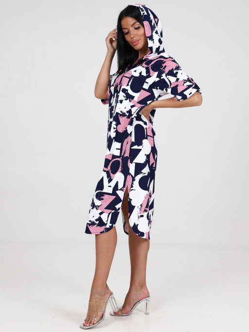 5118 ПЛАТЬЕ (Синий/розовый) - А-дина фото 4