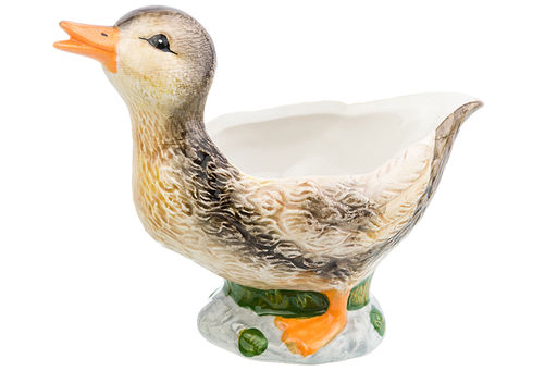 Блюдо сервировочное Elan Gallery Уточка керамика 250 мл 17×9,5×12,5 см  фото 5