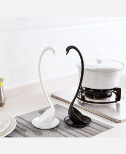 Половник Лебедь. Цвет белый/черный 904719 - Yiwu youda import & export co фото 3