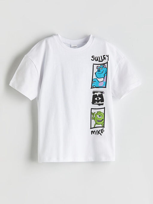 Monsters Bask?l? Erkek ?ocuk Penye Ti??rt