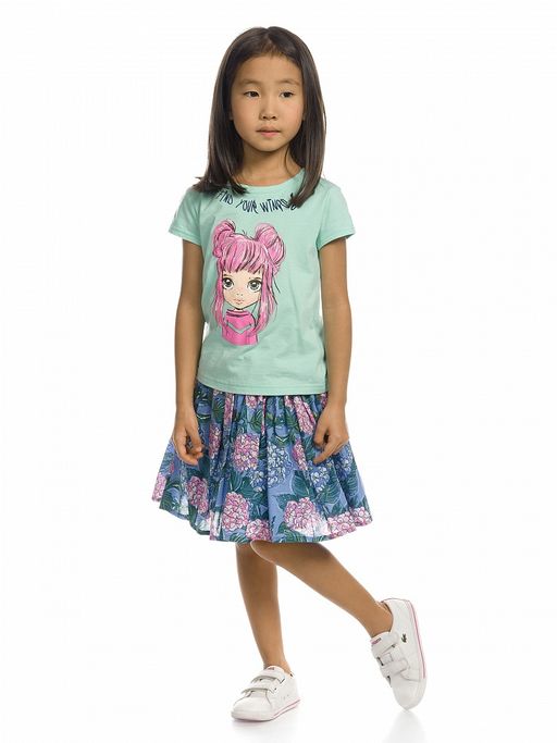 PELICAN, юбка для девочек, Голубой