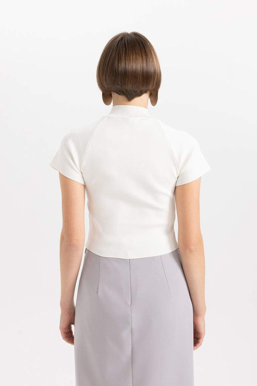 Свитер стандартного кроя с полуводолазкой - Defacto фото 9