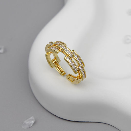 Кольцо Арт. 3V-7289-Y - MyGemma фото 2