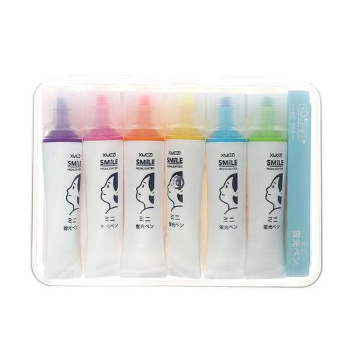 Набор маркеров-текстовыделителей 6 штук/6 цветов, Тюбики, скошенных - Simaland фото 6