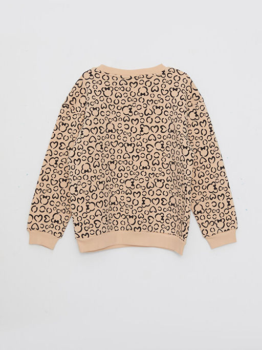 Bisiklet Yaka Minnie Mouse Bask?l? Uzun Kollu K?z ?ocuk Sweatshirt - Waikiki фото 2