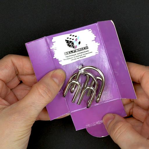 DELFBRICK DLM-01 Головоломка металлическая 1 шт М-узел 2 элемент