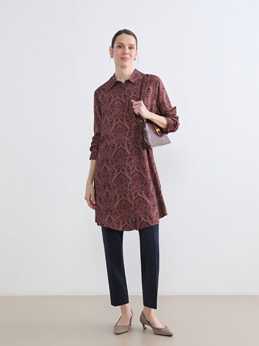 Desenli Kad?n G?mlek Tunik