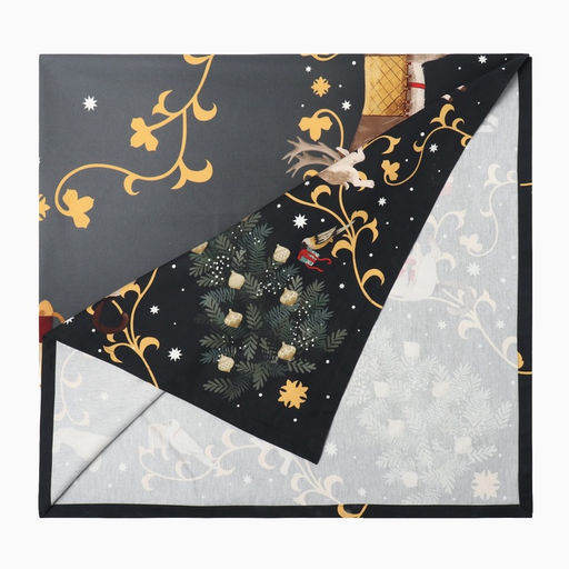Набор новогодний Fairy tale: скатерть 150×110 см +/-3 см с ВГМО, салфетка 40×40 см-4 шт., 100% хлопок