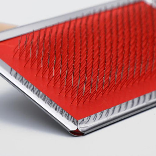 Пуходерка Wood большая широкая без капель, 12 х 19 см, длинная деревянная ручка - Пижон фото 4