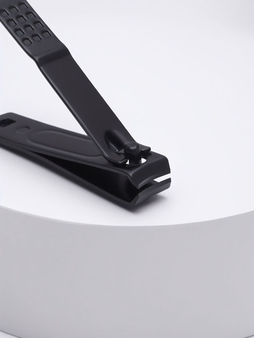 Кусачки книпсер маникюрные, 5.9 см, на блистере, чёрные