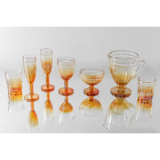 Бокал для шампанского «Босфор», 180 мл, 7×20 см, стекло, золотистый