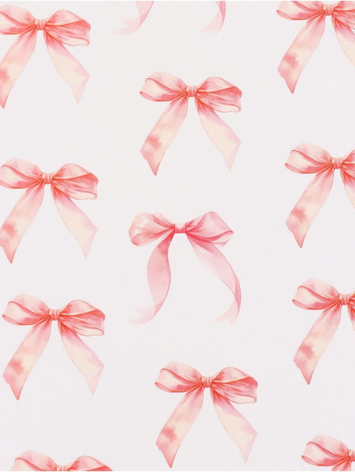 Цена за 10 шт. Бумага упаковочная глянцевая «Бантики», 50 × 70 см