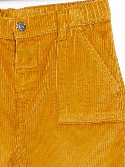 Beli Lastikli Basic Kadife Erkek Bebek Pantolon