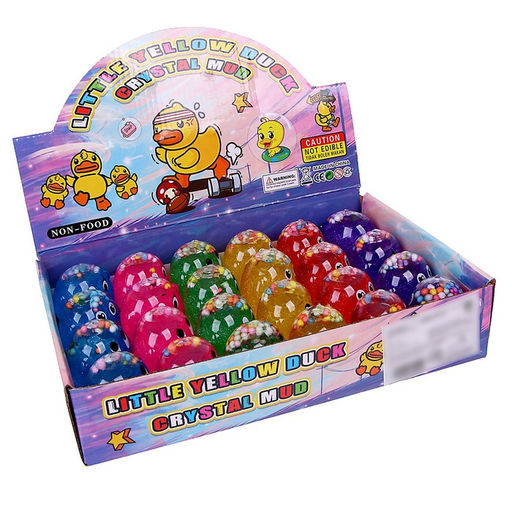 Цена за 24 шт. Лизун - слайм «Птенчик», МИКС