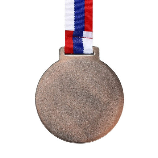 Медаль под нанесение 005 диам 7 см. Цвет бронз. С лентой - Командор фото 3