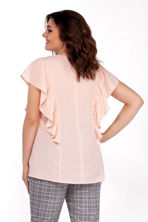 Блуза LaKona 11366 пудра  фото 3