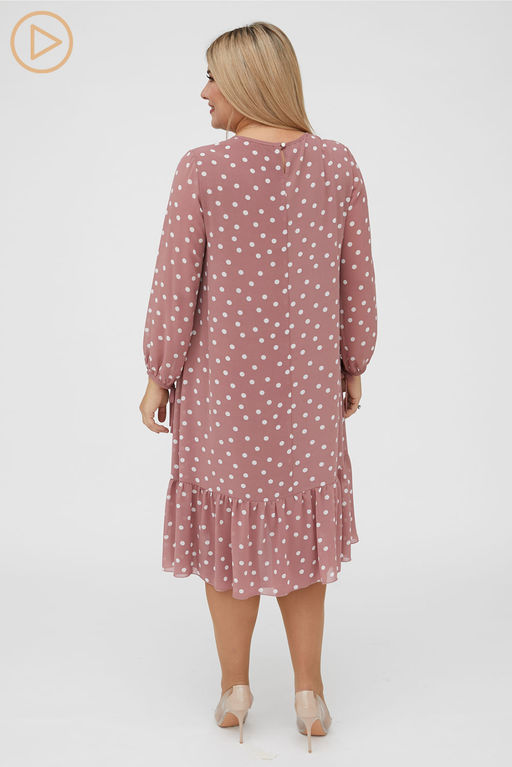 Платье Luxury Moda 1289 пудровый