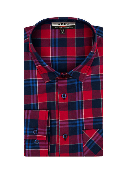 Сорочка мужская длинный рукав GREG S625/111/4604/P/1  фото 2