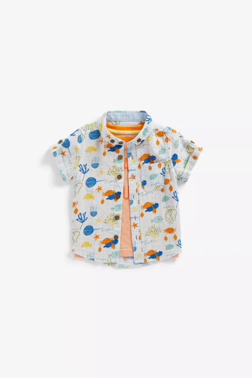 Mothercare / Комплект детский сорочка верхняя/футболка Изделие  фото 2